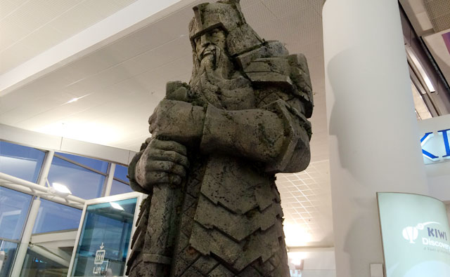 LOTRのドワーフの像