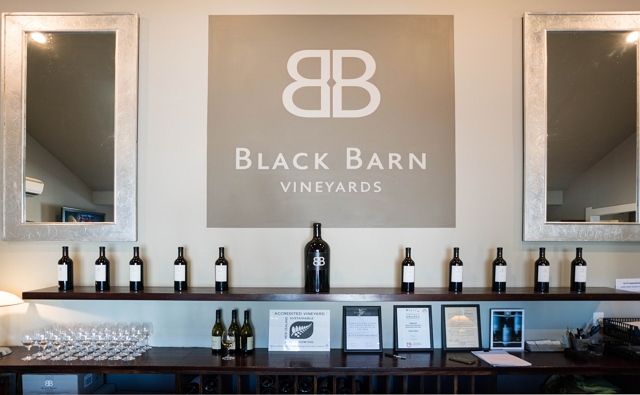black barn
