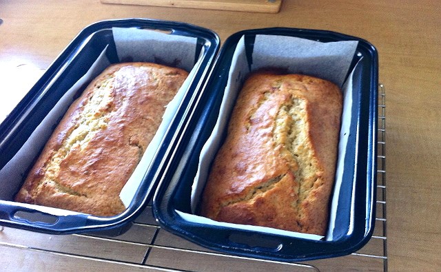Banana Cake と Banana Bread