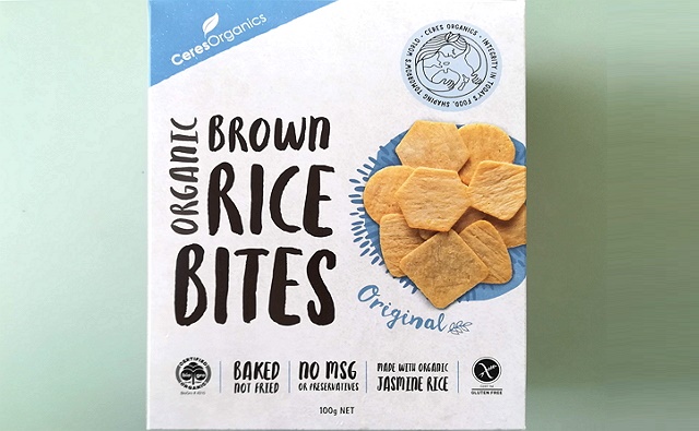organic brown rice bites