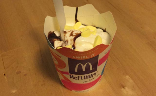 Banana Choco McFlurry