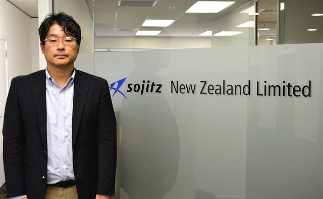 双日ニュージーランド会社　冨ヶ原是公社長