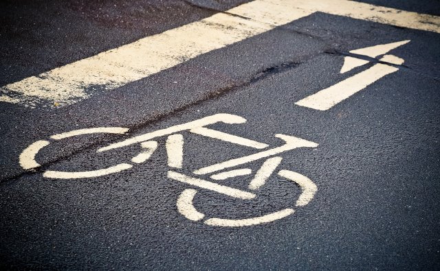 自転車停止位置